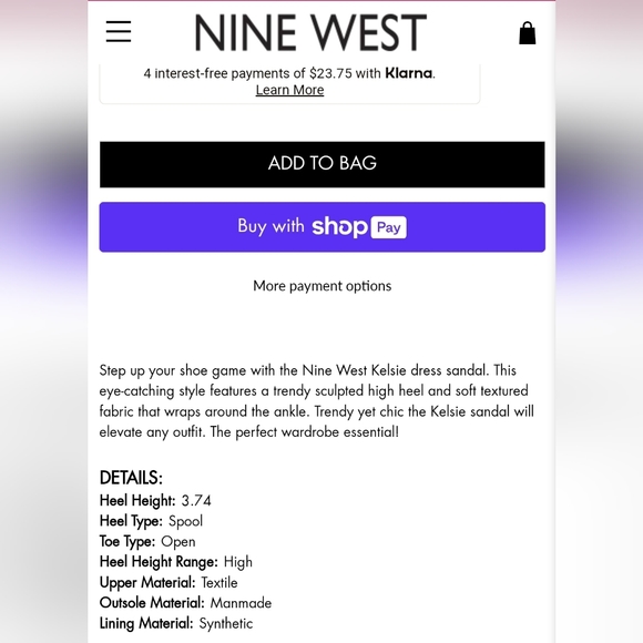 Brand New Nine West Sandals - Picture 6 of 8